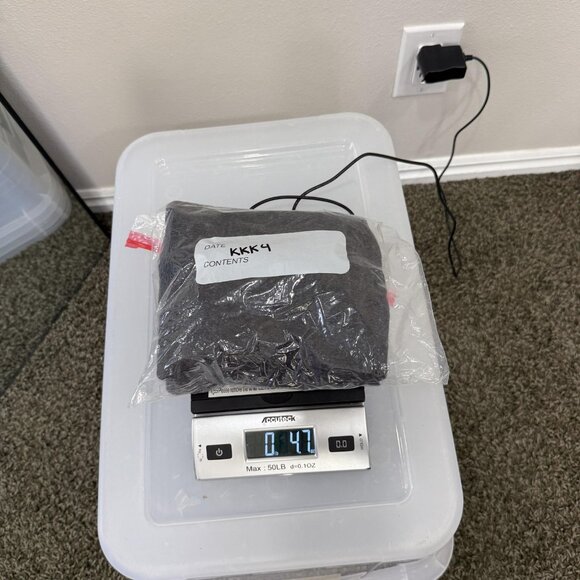 Saccharine New York Sweater Womens Small Charcoal Embroidered Cherry Blossom - Picture 7 of 7